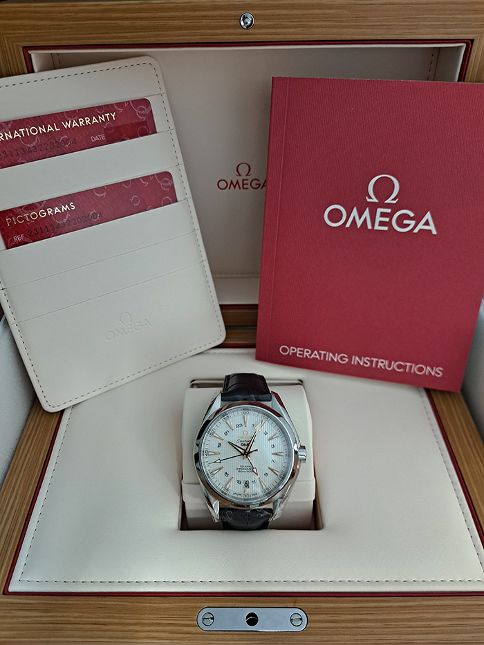 Omega Seamaster Aqua Terra 150M Co-Axial GMT Wristwatch Ref. 231.13.43.22.02.004